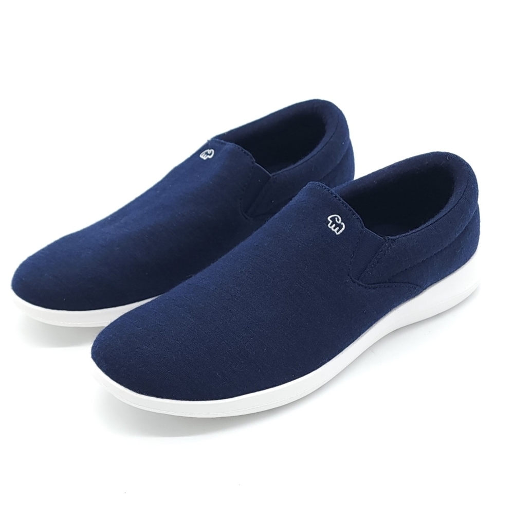 Merinos Women’s Slip-On Warm Winter Shoes Size 12 Blue Comfy Slippers